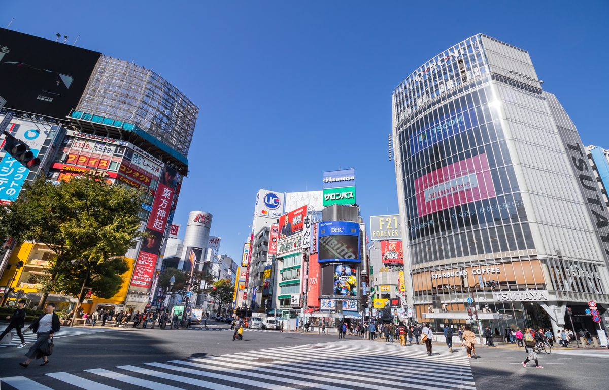 渋谷スクランブル交差点(渋谷区)