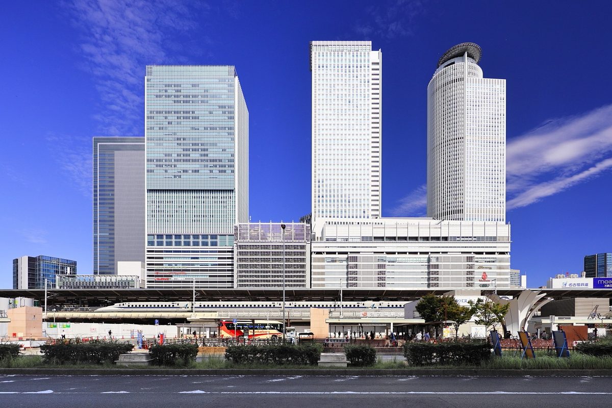 名古屋駅前の超高層ビル群(名古屋市中村区)