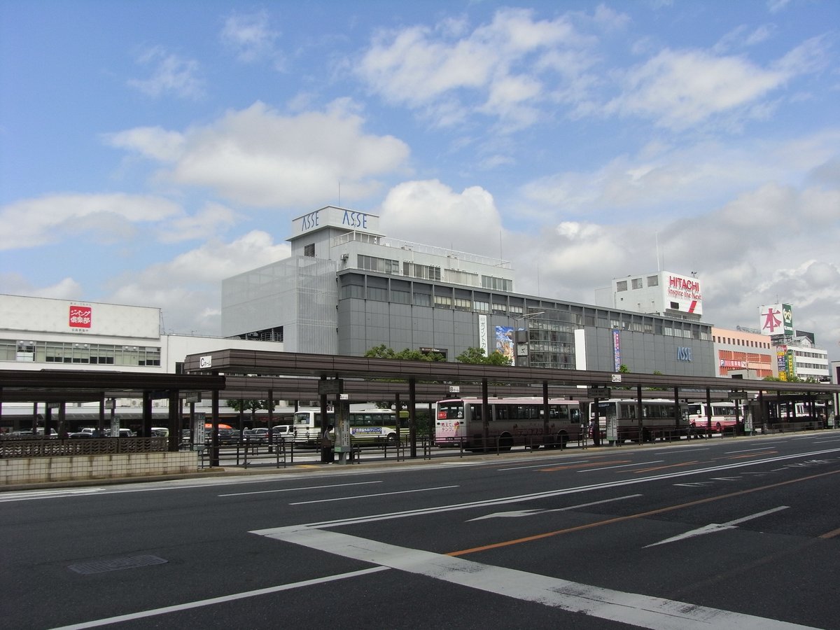 広島駅周辺の街並み