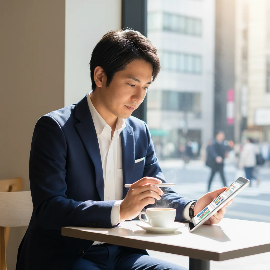 職場の人間関係に悩み、うつむくアダルトチルドレンの薬剤師。自分を守るための環境療法として転職を考え、新たな一歩を踏み出す決意を固めている様子を描いたイラスト。