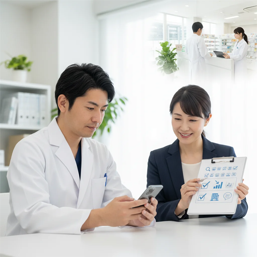 薬剤師が転職エージェントを活用してホワイト職場を探すための失敗しない4つのコツ。複数登録や離職率の確認、店舗見学の重要性など、後悔しない職場選びのポイントをまとめたチェックリスト。