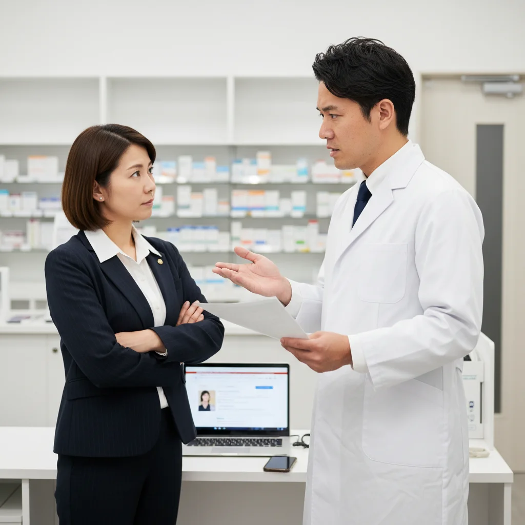 薬局経営者がスポーツファーマシスト資格を評価しない理由。コストやドーピングリスク等の本音を知り、薬剤師が転職を考える際に職場の理解を得る重要性を解説する画像。