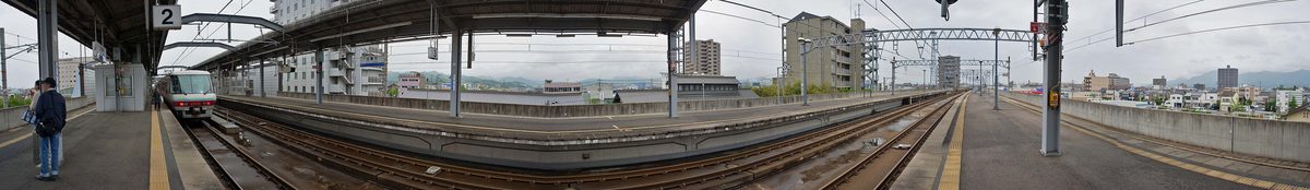 出雲市内の街並み