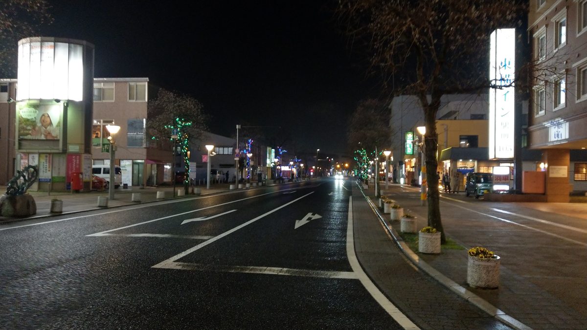 出雲市内の通り